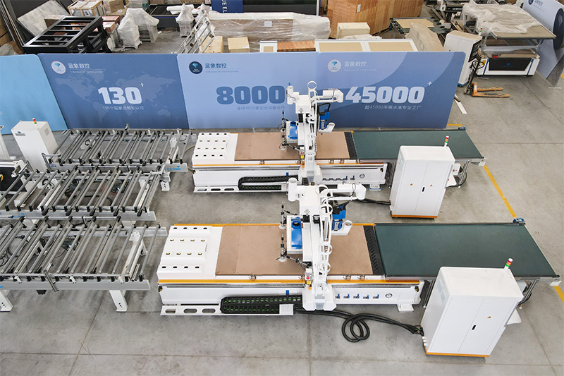 一拖二智能开料任务站