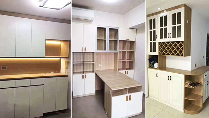 橱柜出产线加工样品结果展现